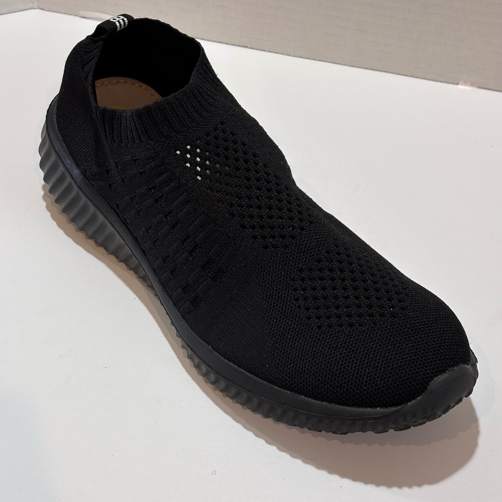 EUC Tiosebon Men's Athletic Walking Shoes Casual Mesh Black SZ 43 - US 9.5/10